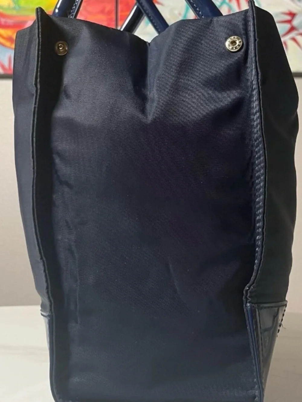 Tory Burch Ella Tote Bag - EUC Navy